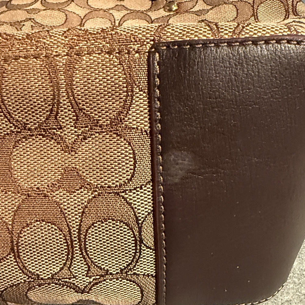 Coach Brown Signature Tote Bag - Picture 10 of 10